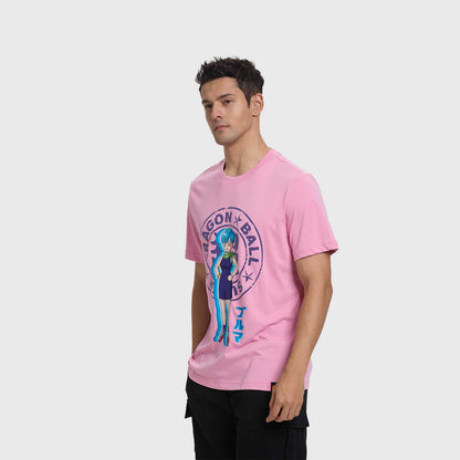 Polera Hombre Dragon Ball Rosado