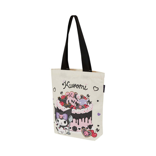 Bolsa Mediana Kuromi Blanco