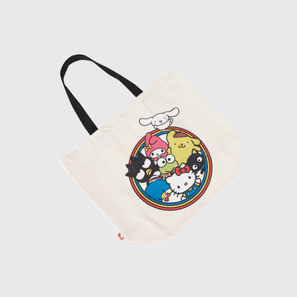 Bolsa Home Grande Hello Kitty Y Sus Amigos Crudo