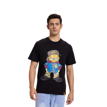 Polera Garfield Negro