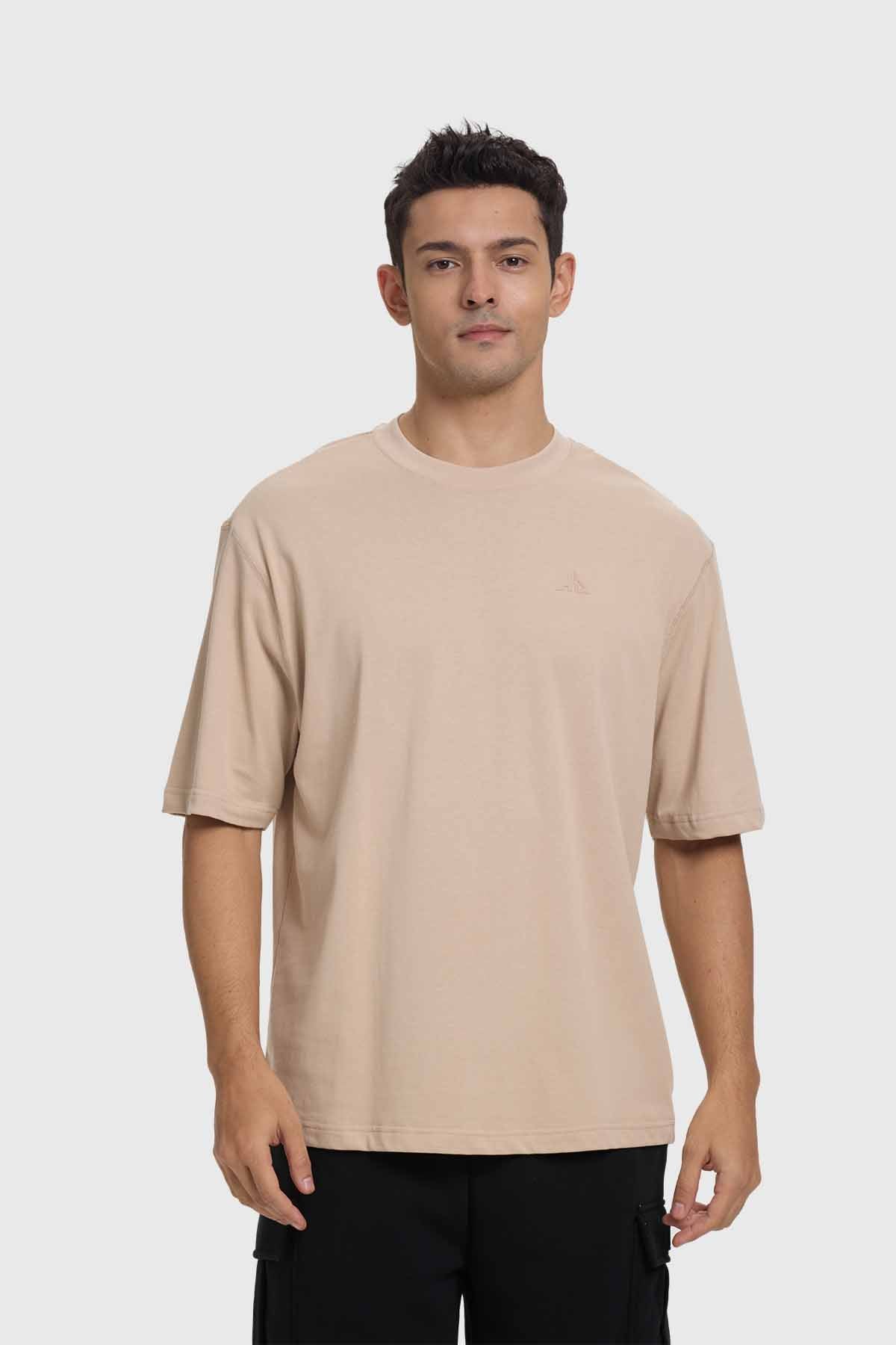 Polera Lisa Oversize Beige