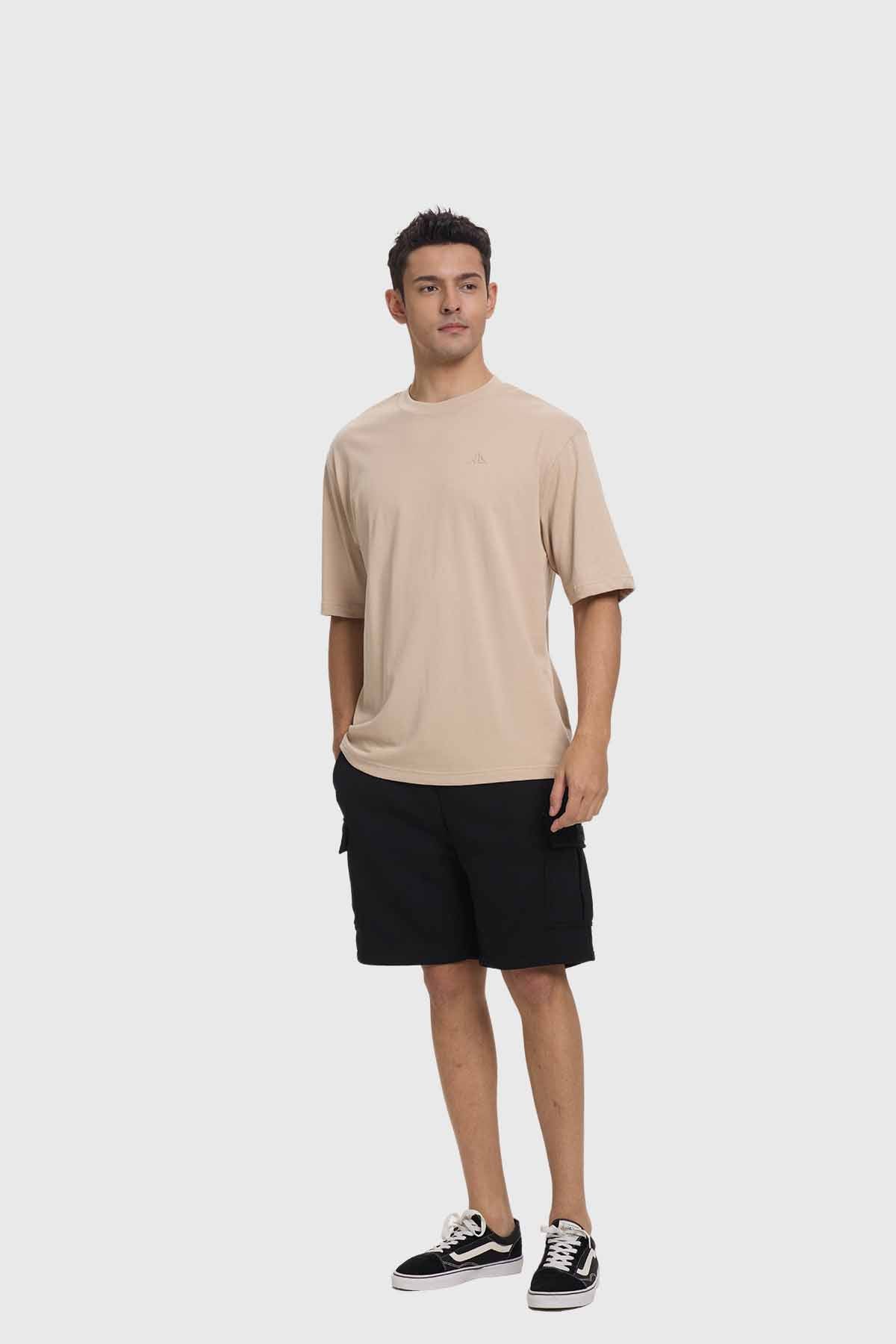 Polera Lisa Oversize Beige