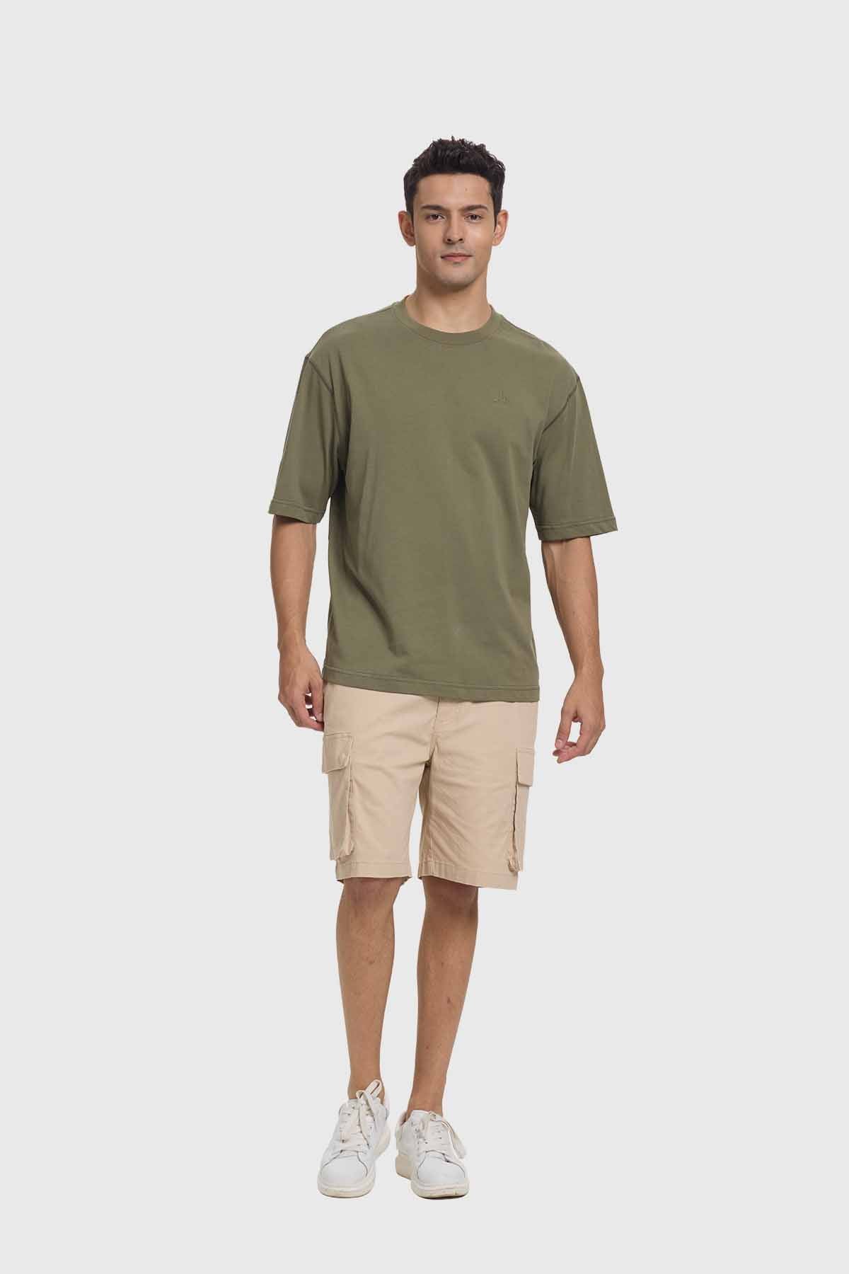 Polera Lisa Oversize Verde