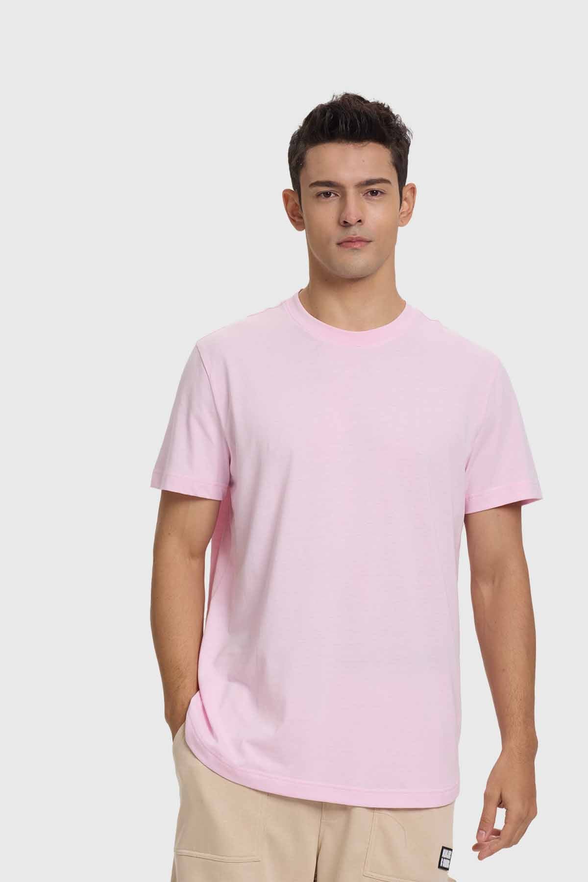 Polera Lisa Oversize Rosada