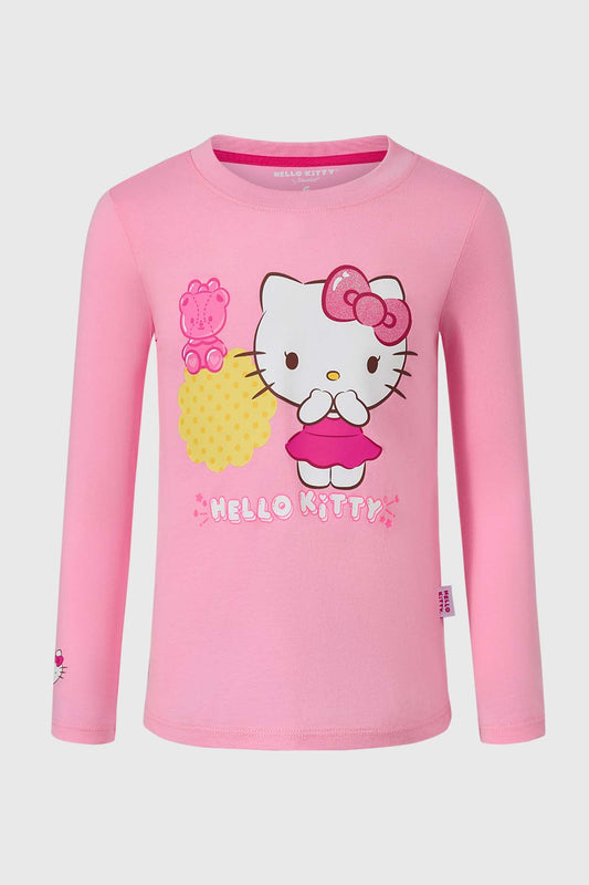 Polera Hello Kitty Rosada