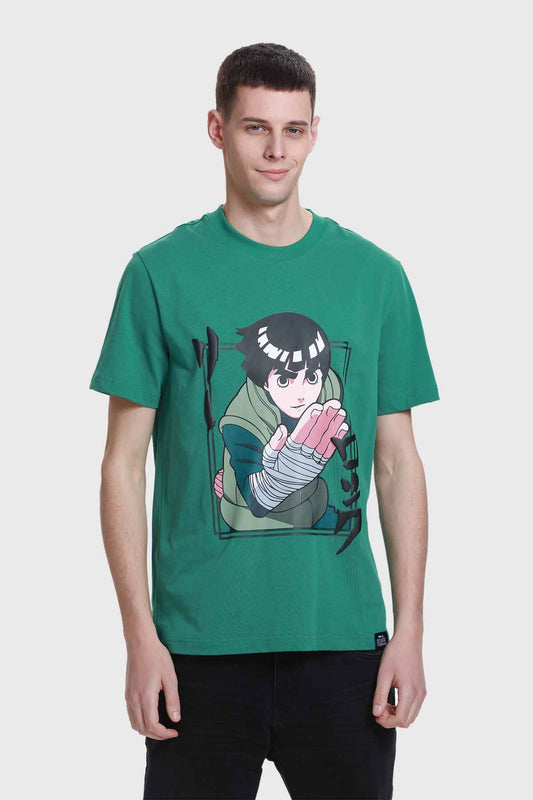 Polera Naruto Rock Lee Verde