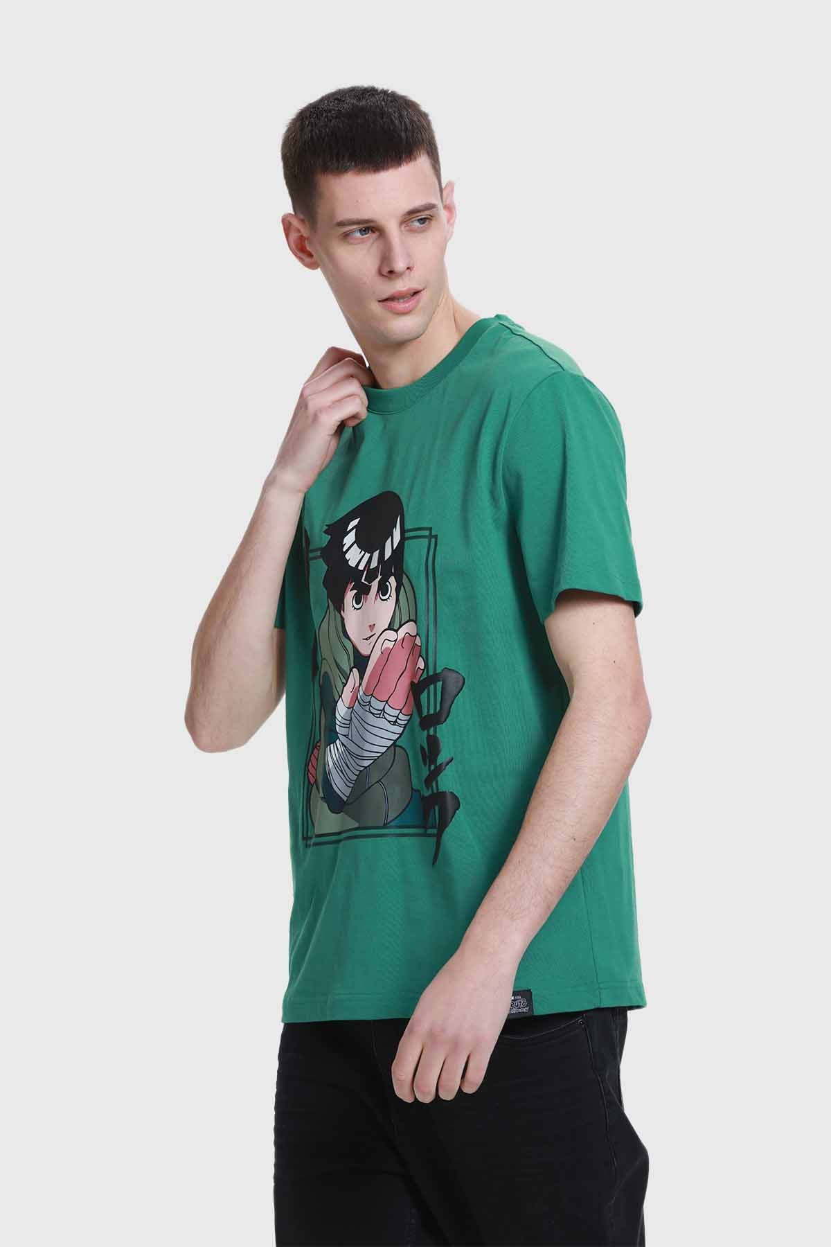 Polera Naruto Rock Lee Verde