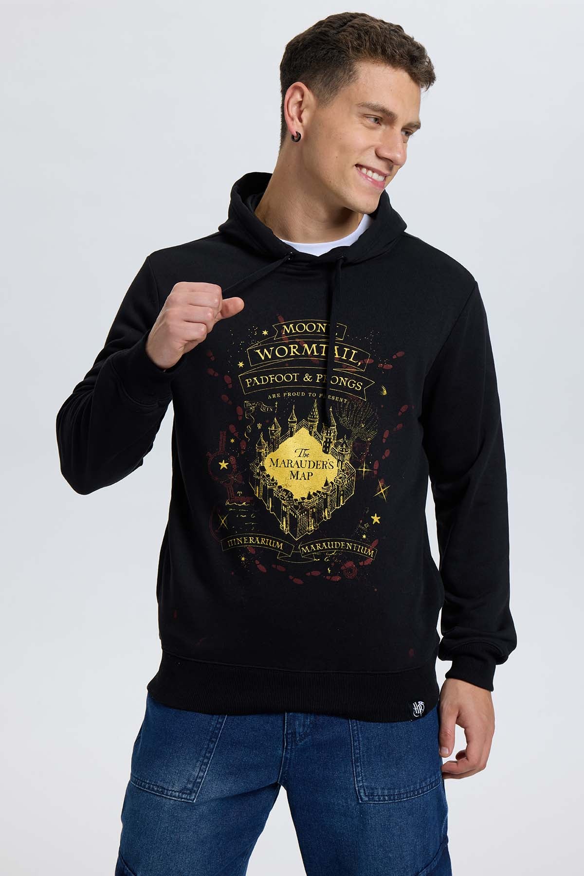 Polerón Harry Potter Marauder's Map Negro