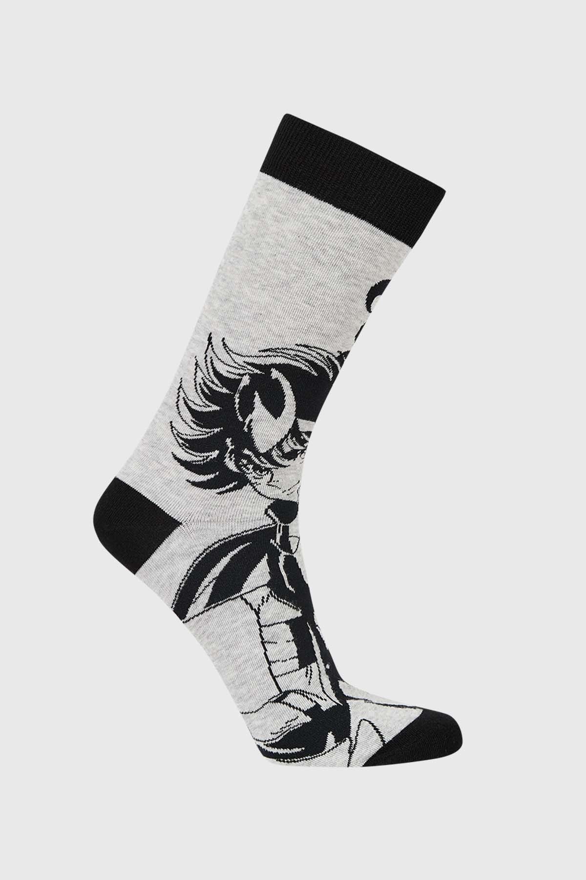 Calcetín De Vestir Shiryu Gris Melange