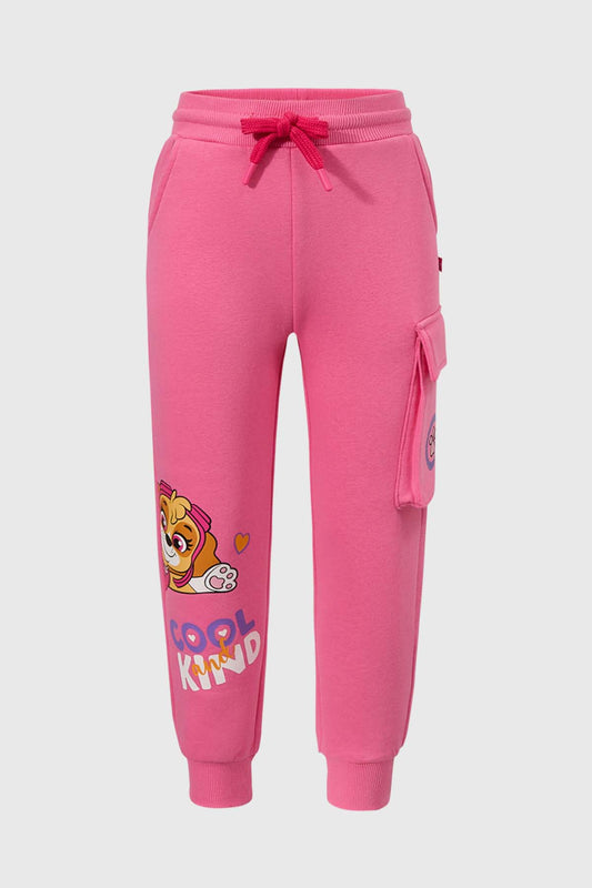 Pantalón Buzo Cargo Paw Patrol Rosado