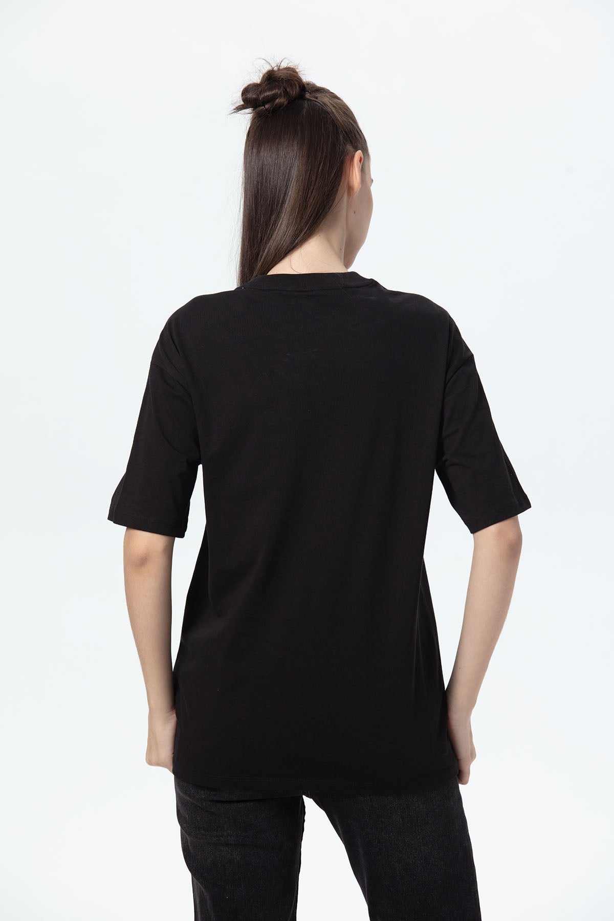 Polera Kuromi Oversize Negra