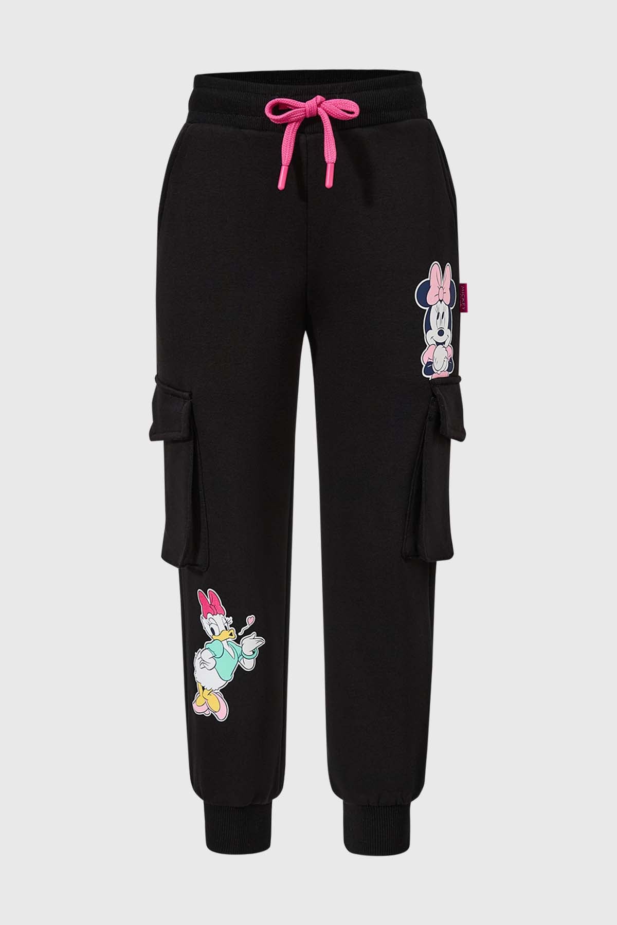 Pantalón Buzo Minnie y Daisy Negro