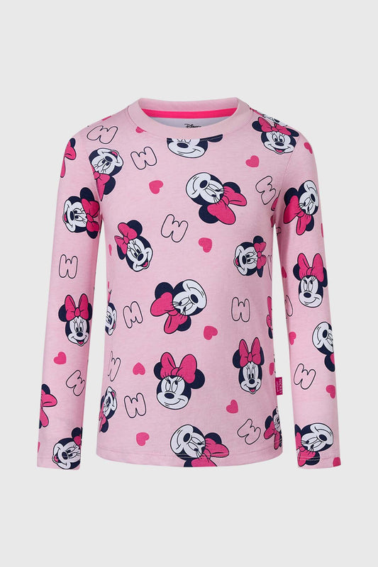 Polera Minnie Mouse Rosada