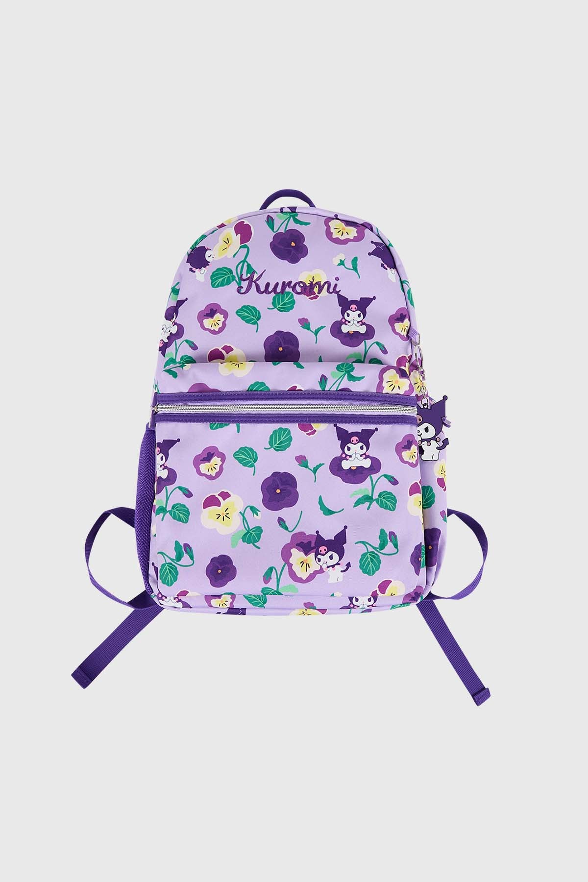 Mochila Kuromi Romántica Lila