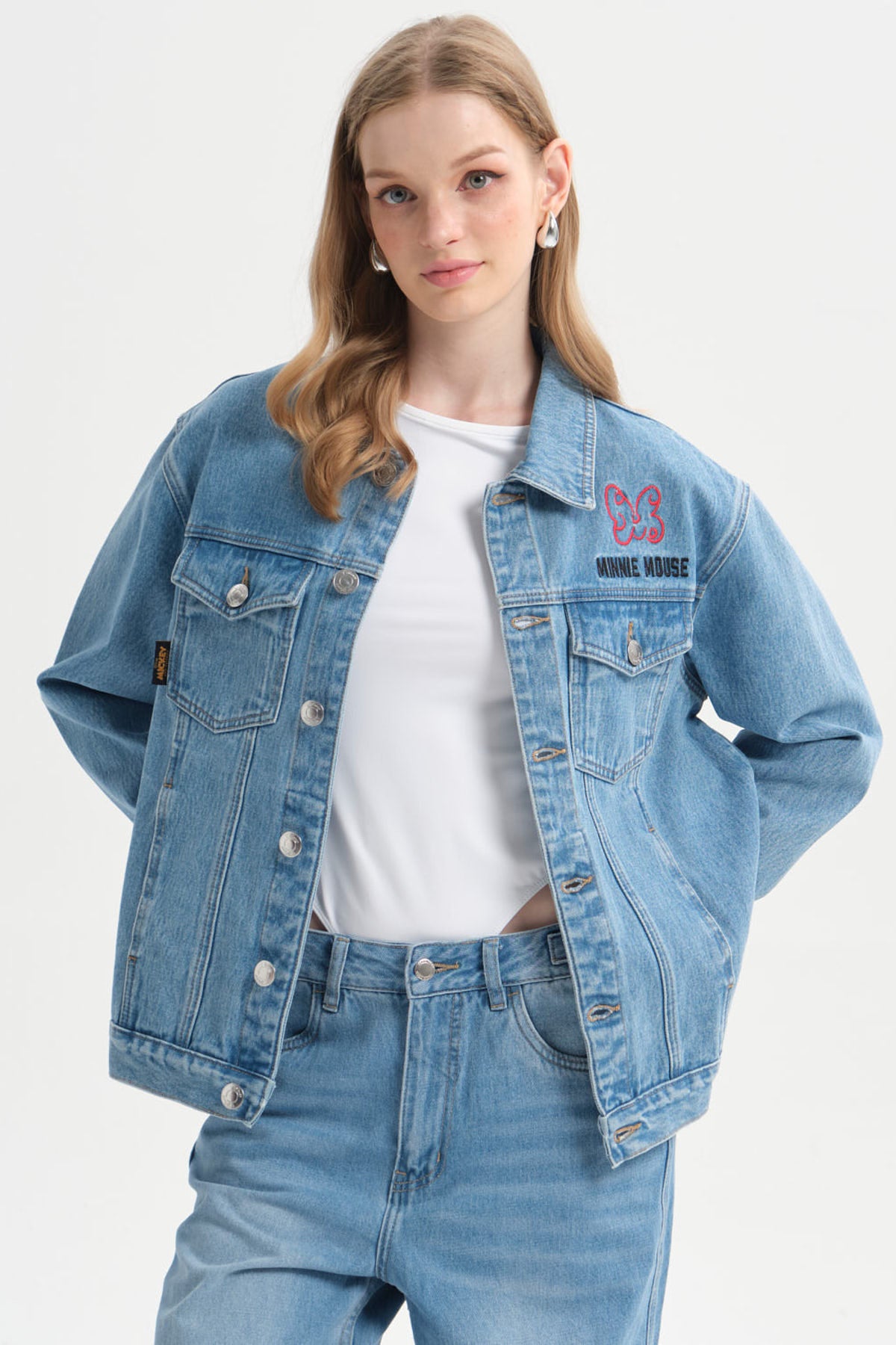 Chaqueta Minnie Mouse Azul Denim