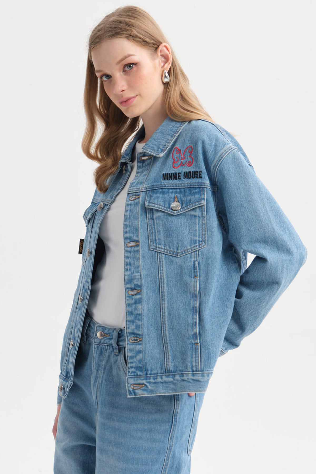 Chaqueta Minnie Mouse Azul Denim