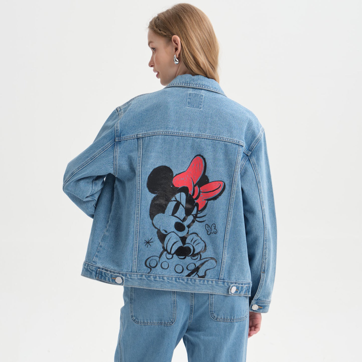 Chaqueta Minnie Mouse Azul Denim