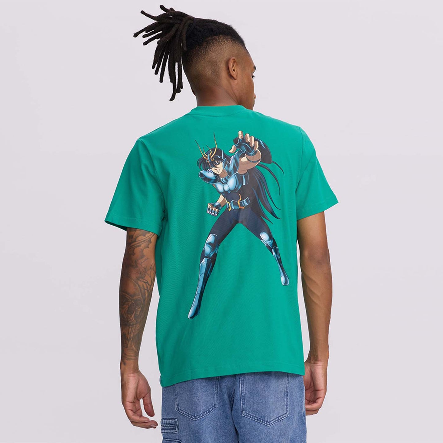 Polera Hombre Caballeros del Zodiaco - Shiryu Verde