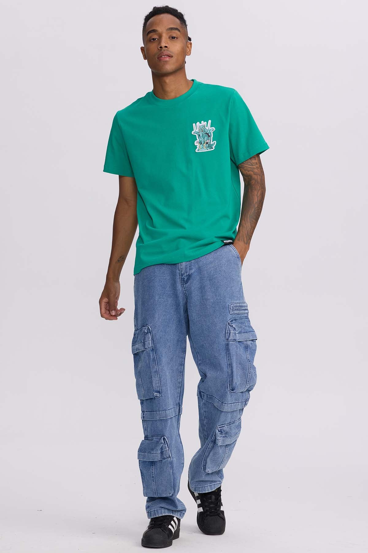 Polera Hombre Caballeros del Zodiaco - Shiryu Verde