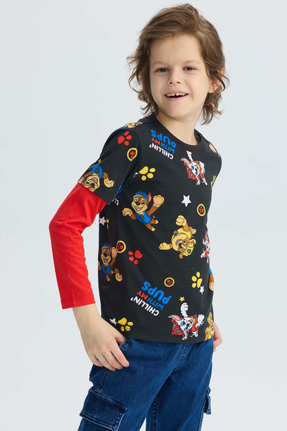 Polera Paw Patrol Negro
