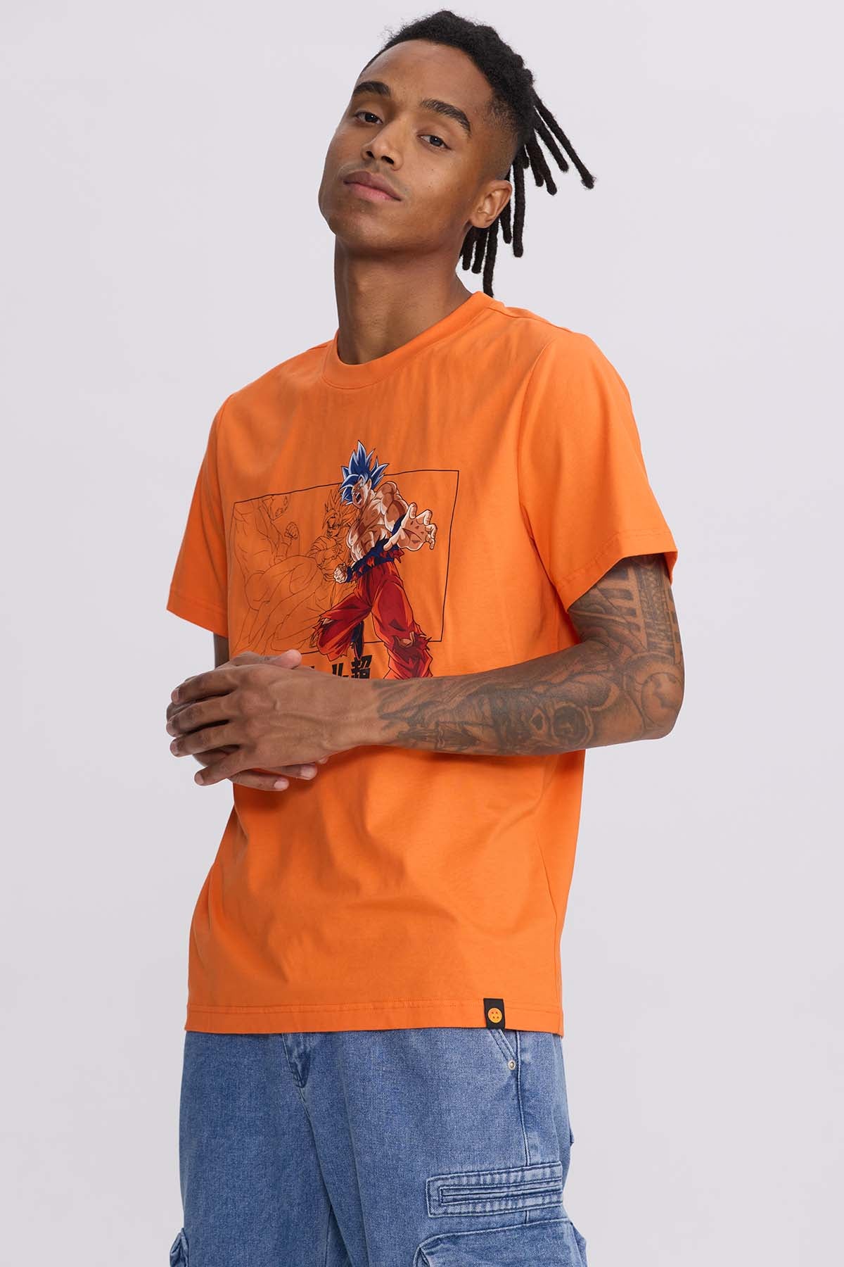 Polera Goku Super Saiyan Blue Naranjo
