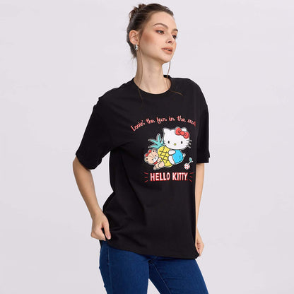 Polera Hello Kitty Negro