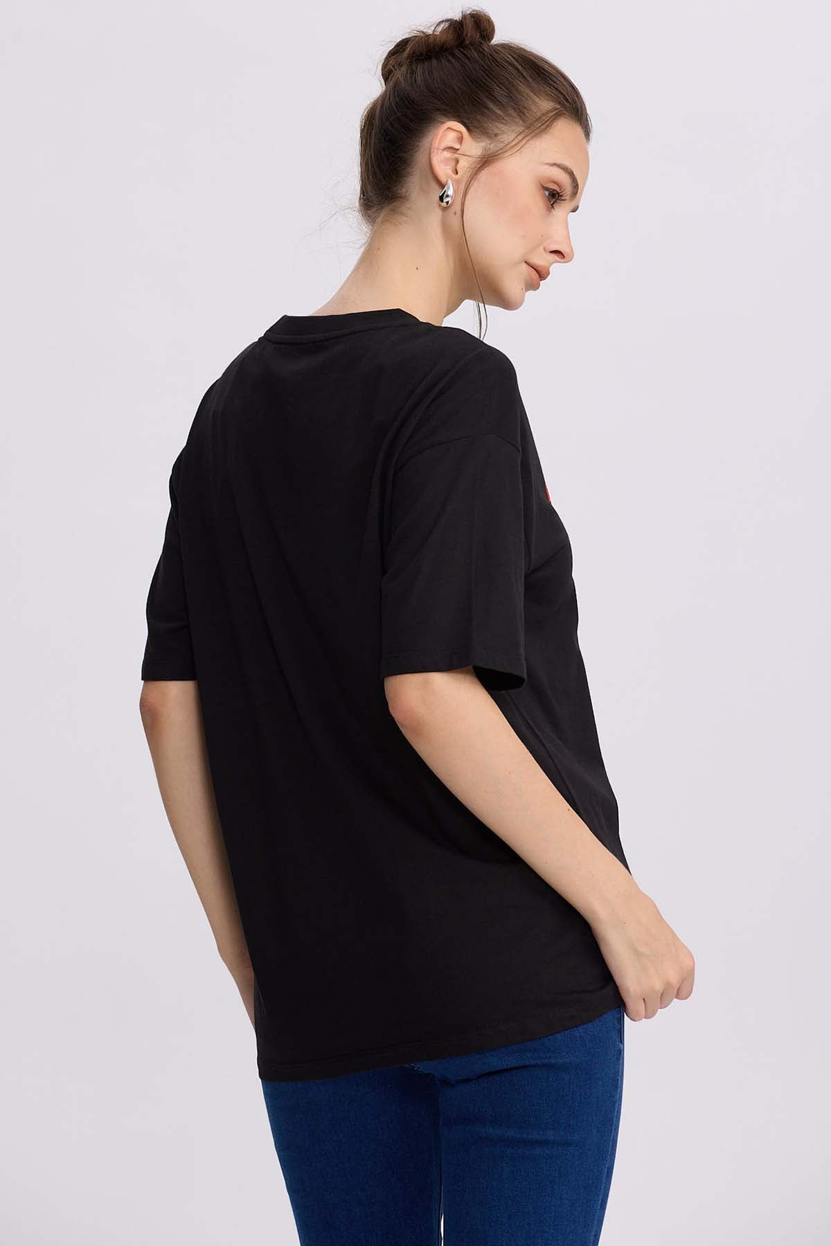 Polera Hello Kitty Negra