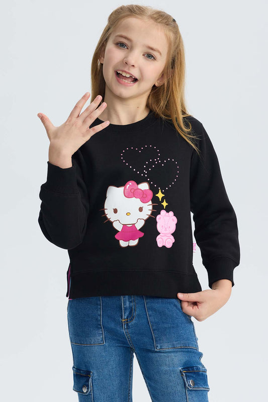 Polerón Hello Kitty Negro
