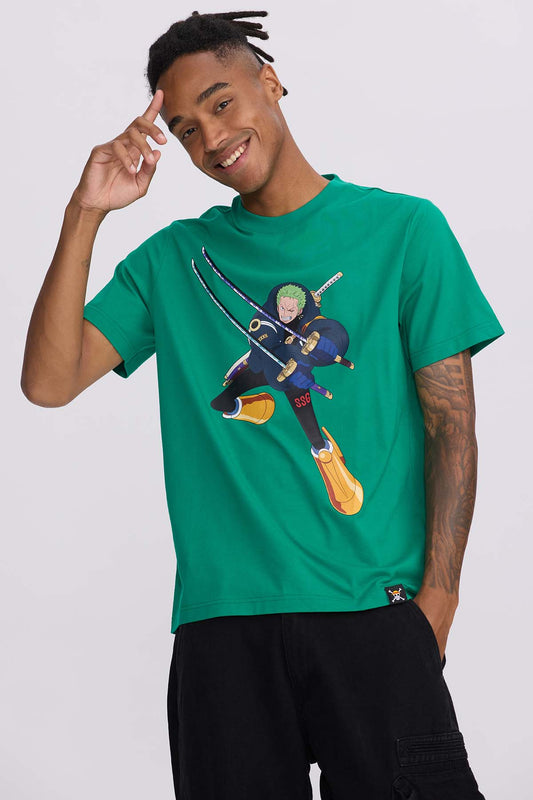 Polera Hombre Zoro Verde