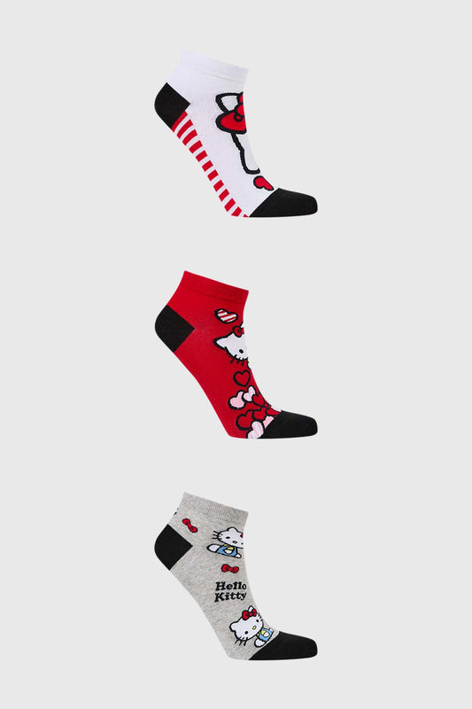Calceta Tripack Hello Kitty
