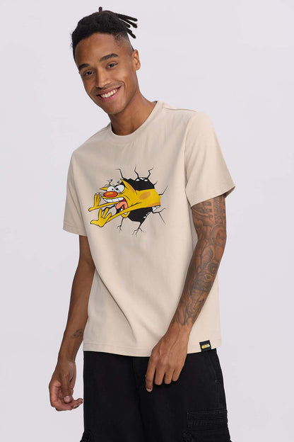 Polera Catdog Beige