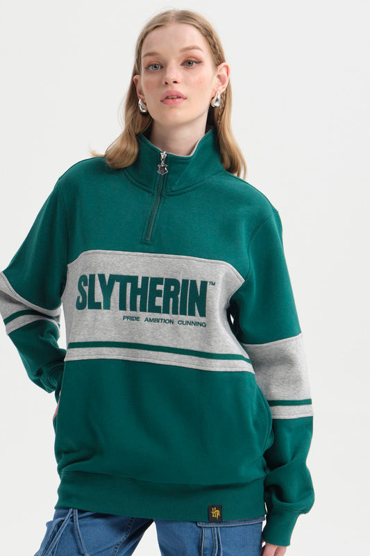 Polerón Harry Potter Slytherin Verde