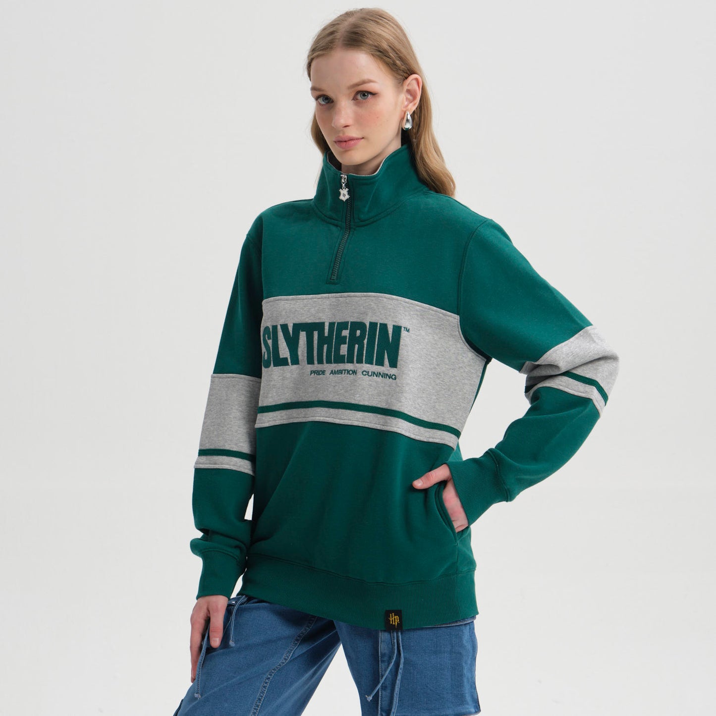Polerón Harry Potter Slytherin Verde