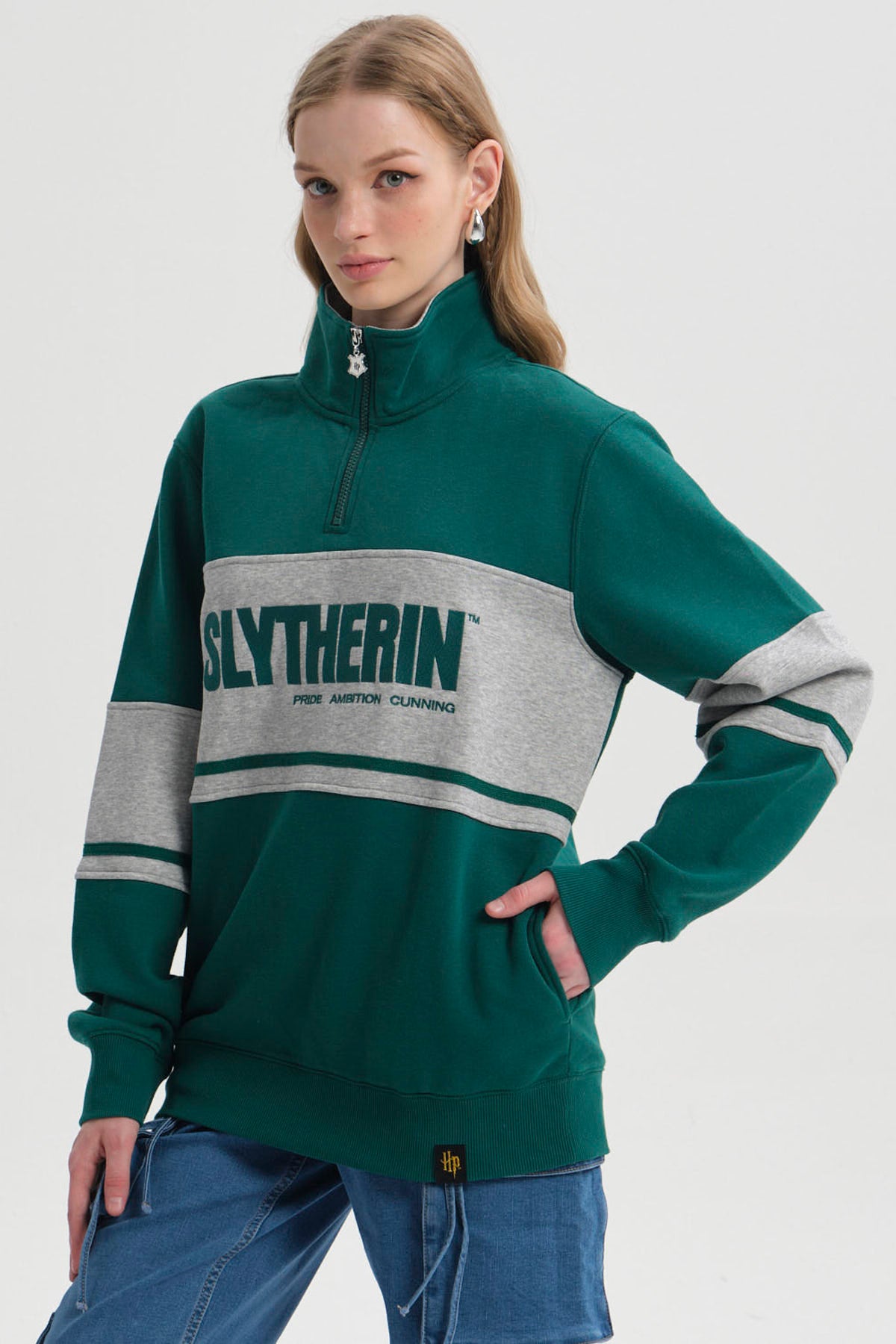 Polerón Harry Potter Slytherin Verde