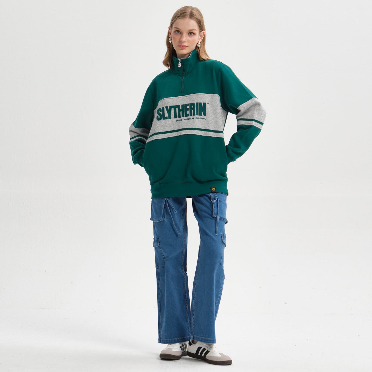 Polerón Harry Potter Slytherin Verde