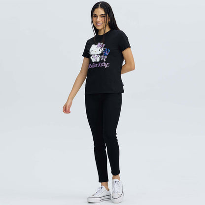 Polera Hello Kitty Negro