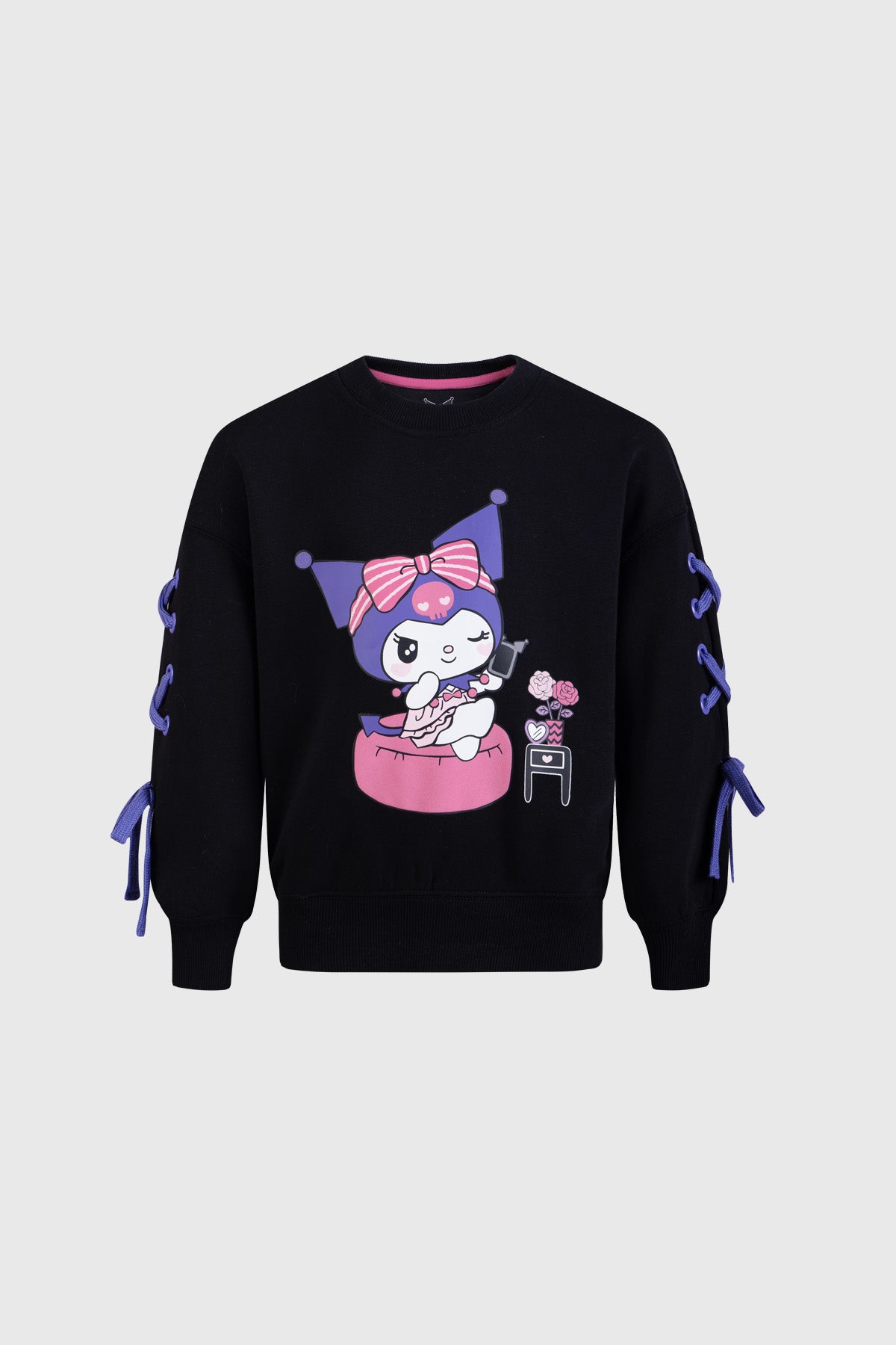 Polerón Niña Kuromi Negro
