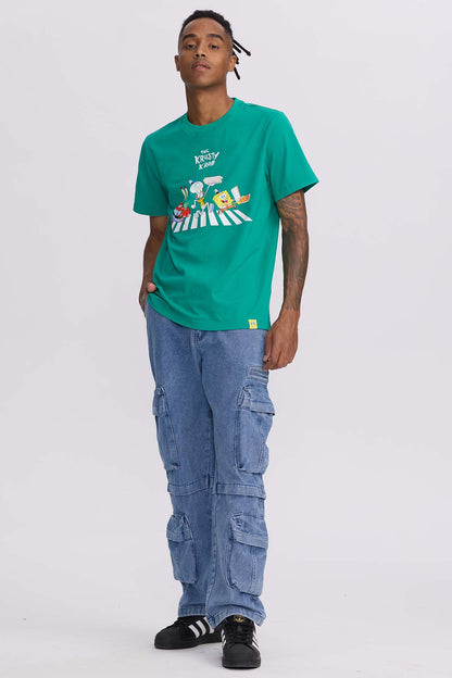 Polera Bob Esponja The Krusty Krab Verde