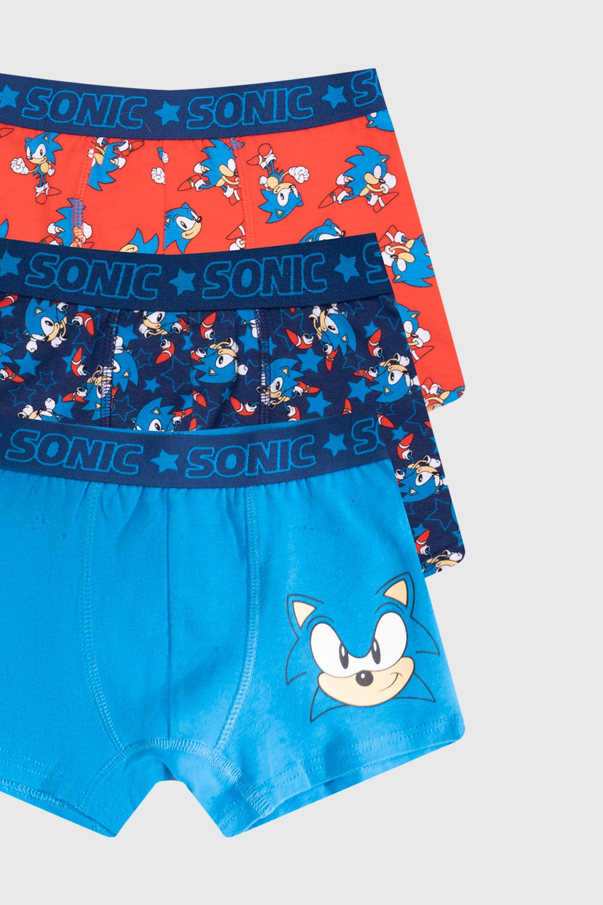 Boxer Tripack Niño Sonic