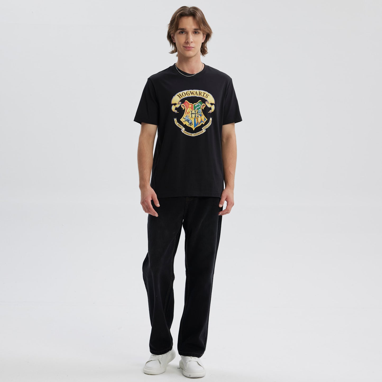 Polera Hogwarts Negra