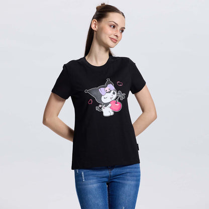 Polera Kuromi Negro