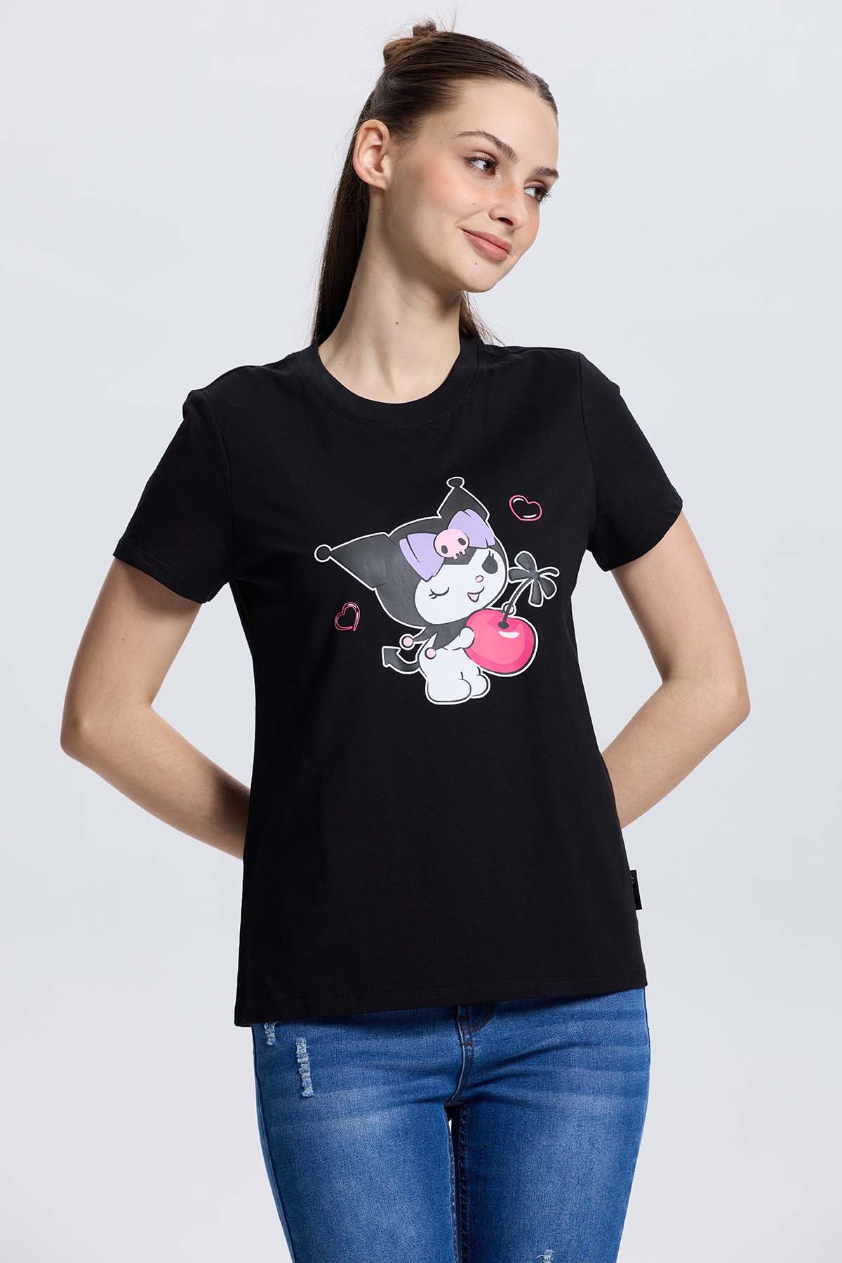 Polera Kuromi Negra