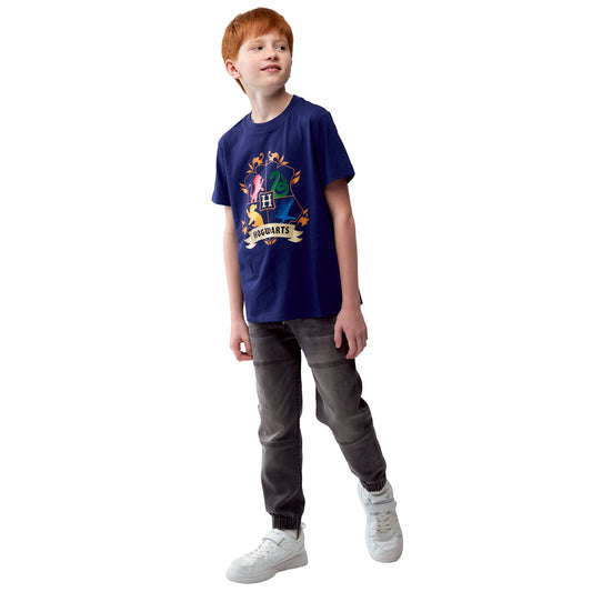 Polera Harry Potter Azul Marino