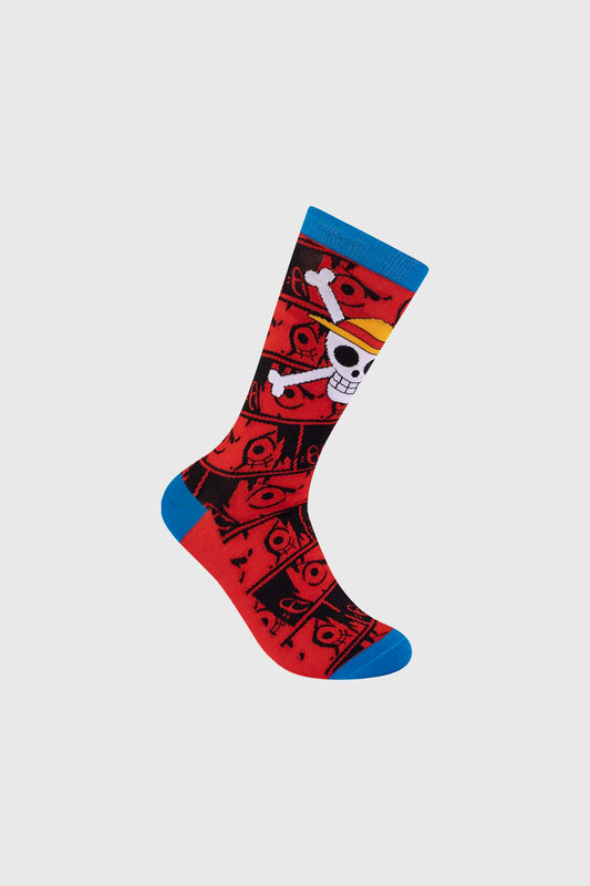 Calcetín One Piece Rojo