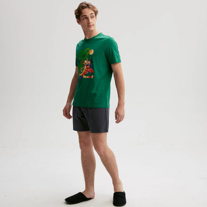 Pijama Dragon Ball Goku - Shenlong Verde y Negro