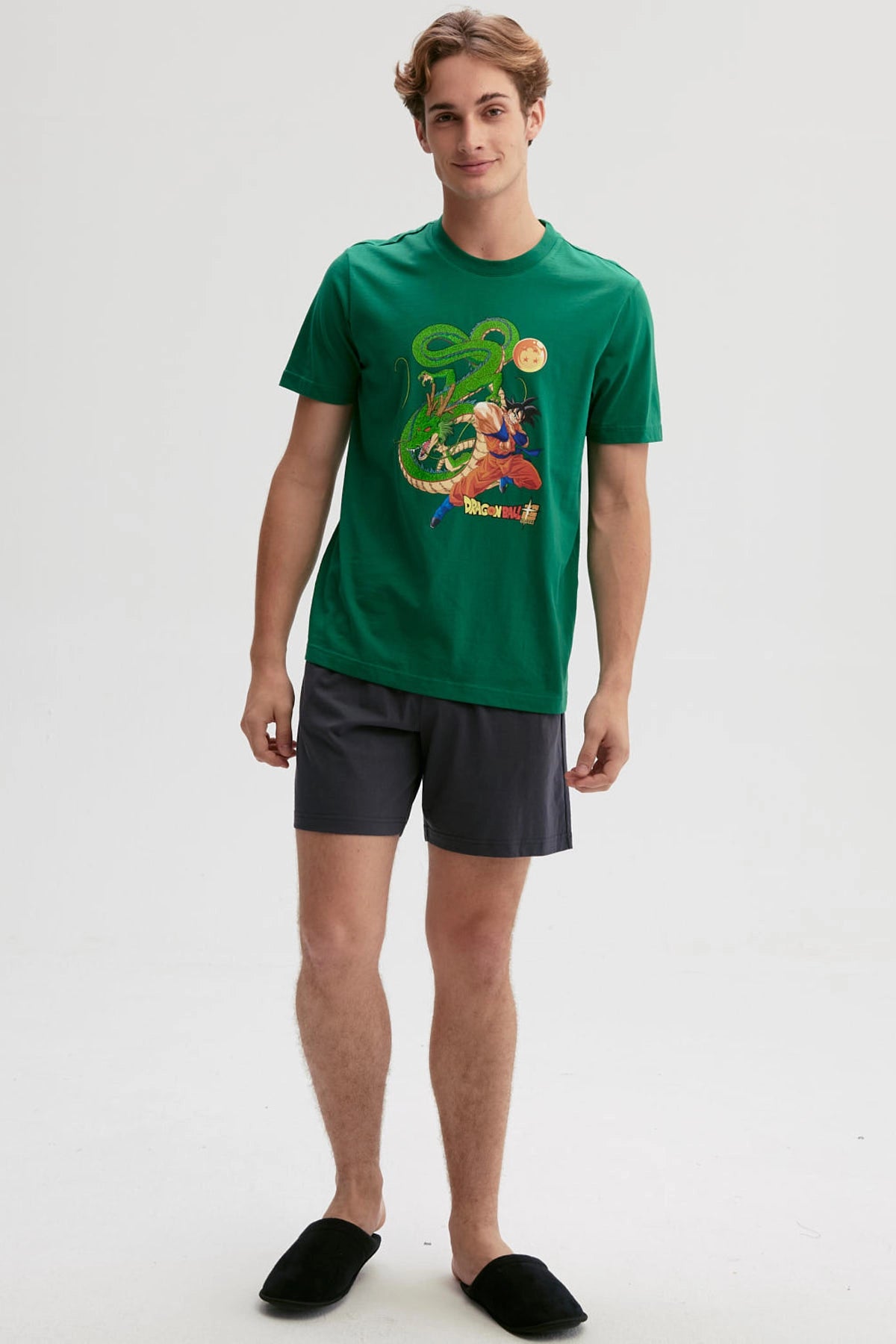 Pijama Dragon Ball Goku - Shenlong Verde y Negro