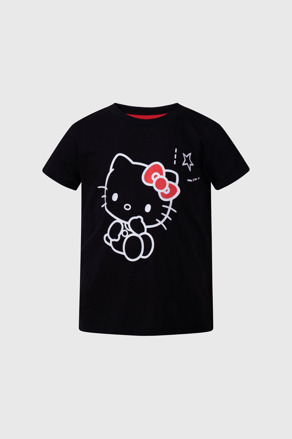 Polera Niña Hello Kitty Negra