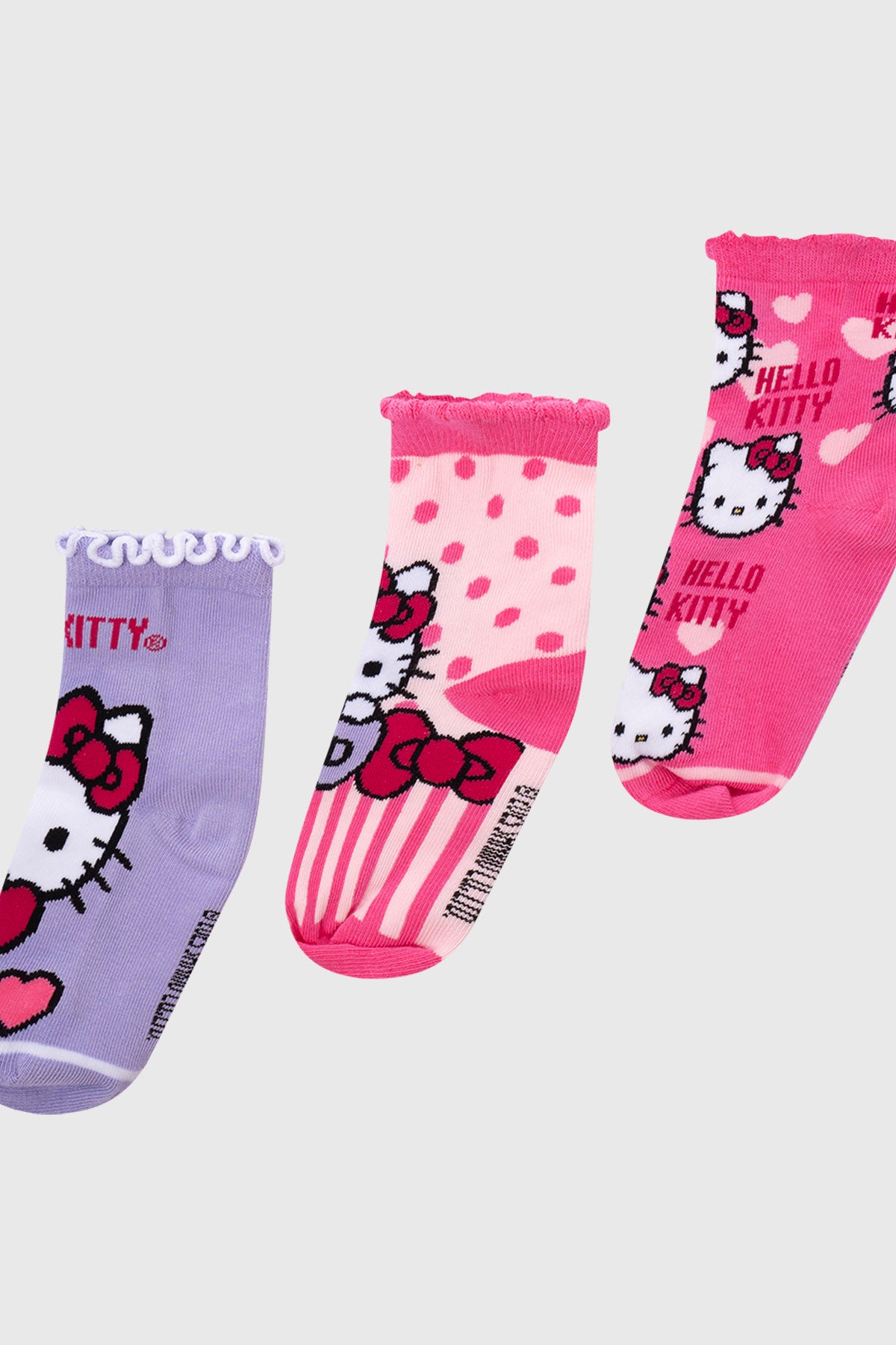 Calcetín Tripack Hello Kitty