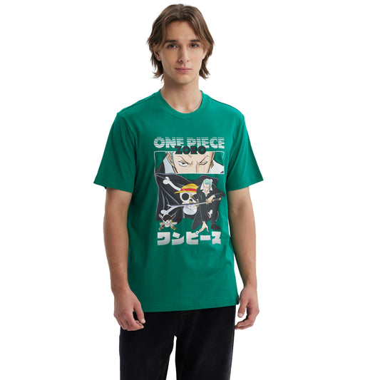 Polera One Piece Zoro Verde
