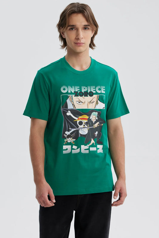 Polera One Piece Zoro Verde